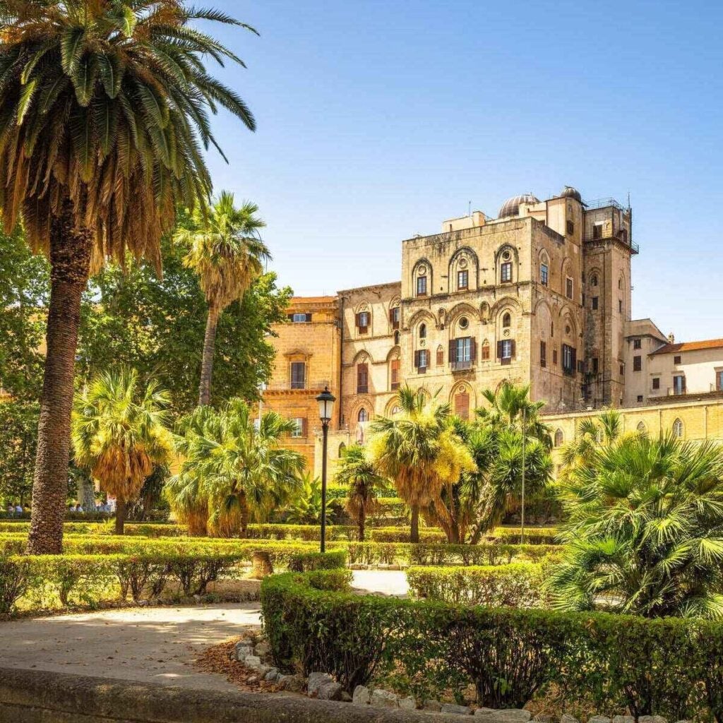 The Norman Palace In Palermo, Sicily, Italy