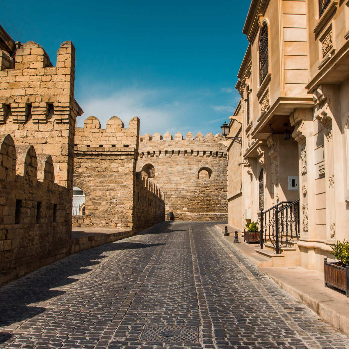The UNESCO Listed Old City Of Baku, Azerbaijan