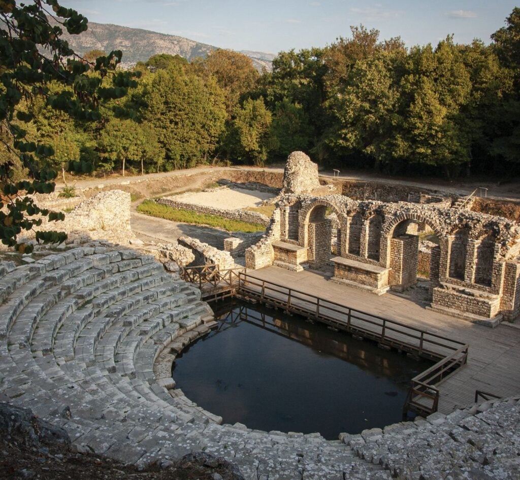 The UNESCO world heritage site of Butrint, Buthrotum, Albania