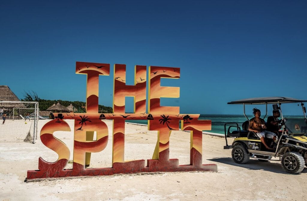 The split