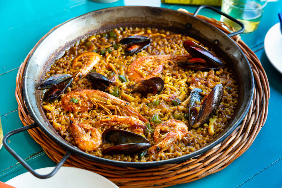 Traditional Valencian Paella, Spain
