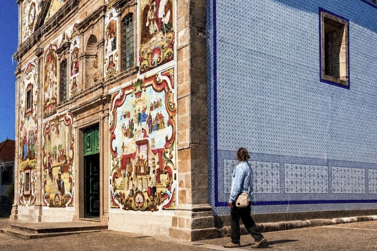 Valega Church In Portugal