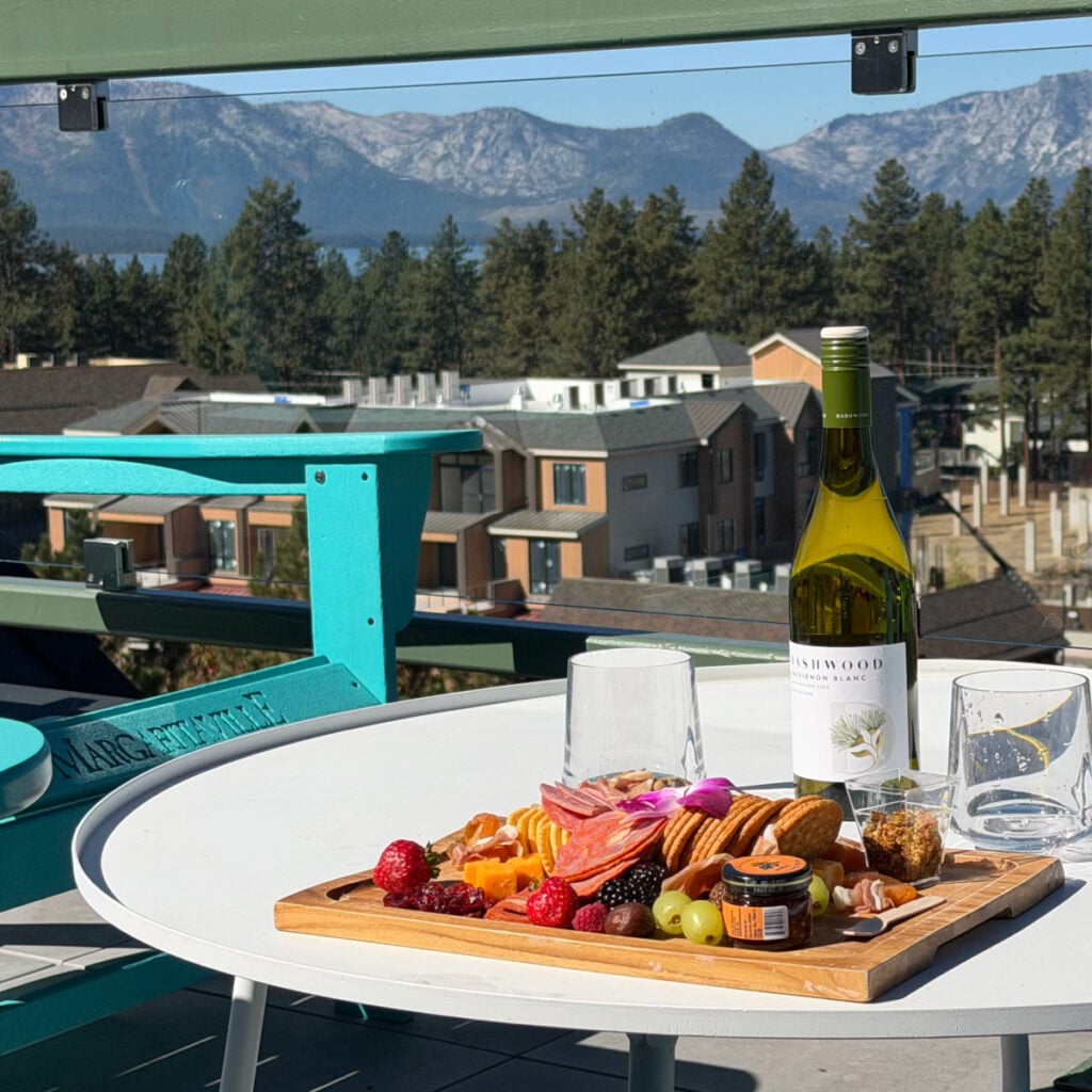Balcony at Margaritaville Lake Tahoe, photo by Tyler Fox