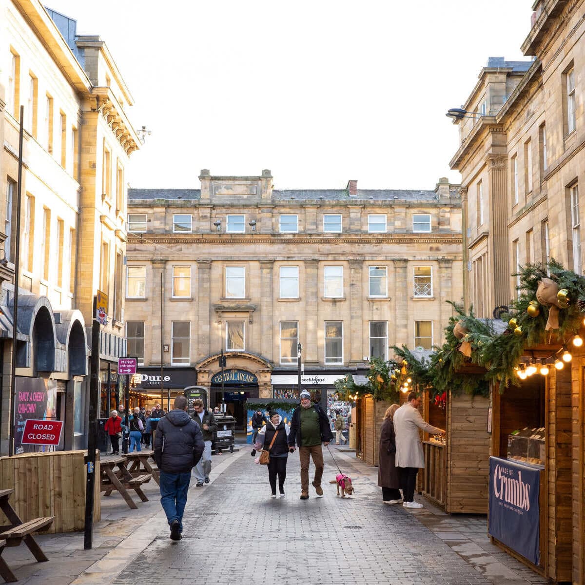 Grainger Town In Newcastle upon Tyne, Northern England, United Kingdom