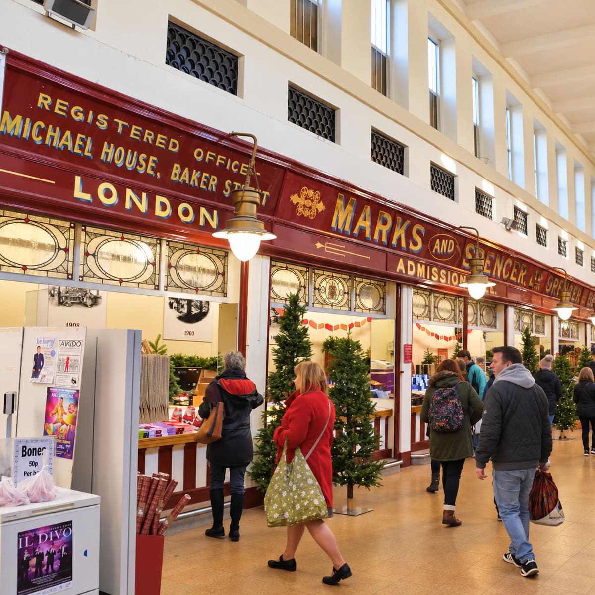Historic Covered Grainger Town Market In Newcastle upon Tyne, Northern England, United Kingdom