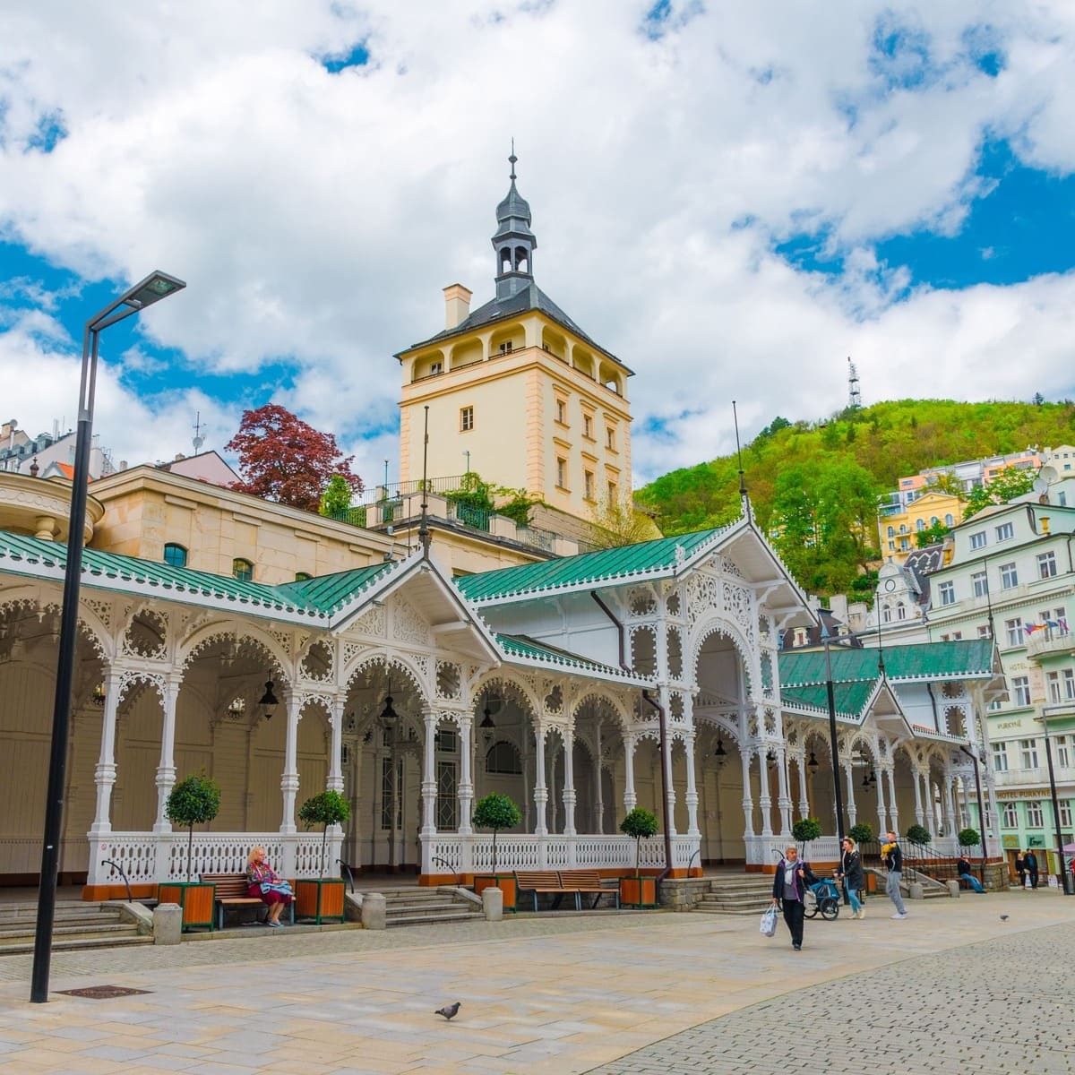 Historic Spa Town Of Karlovy Vary, Czechia, Central Europe