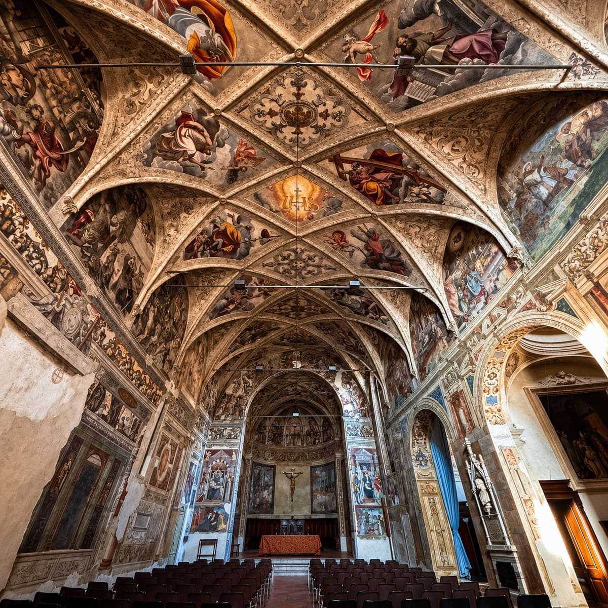 Interior Of Chiesa di San Cristo, Brescia, Italy