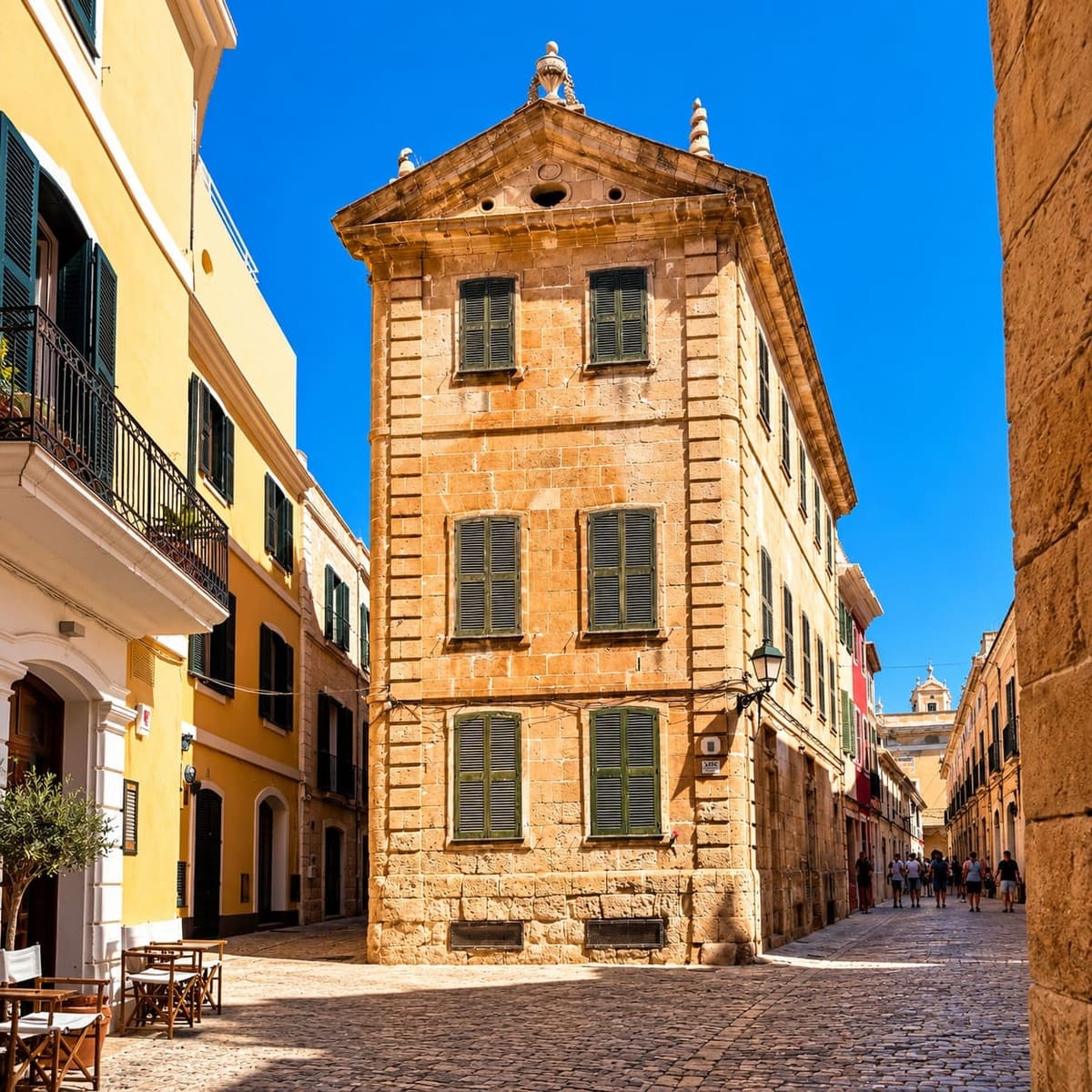 Medieval Old Town Of Ciutadella de Menorca, Spain