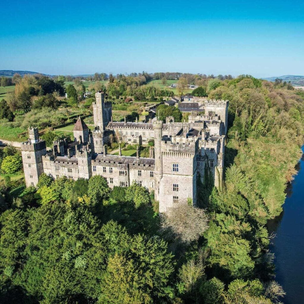 Panoramic View Of Lismore Castle In Ireland