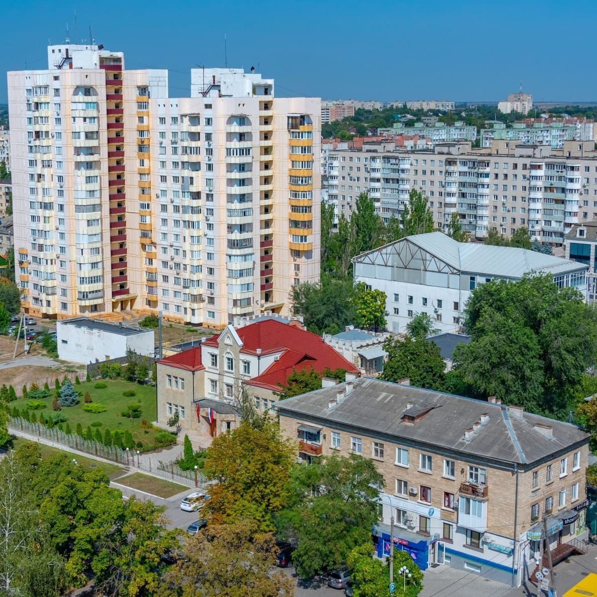 Soviet Cityscape In Tiraspol, Transnistria, Moldova