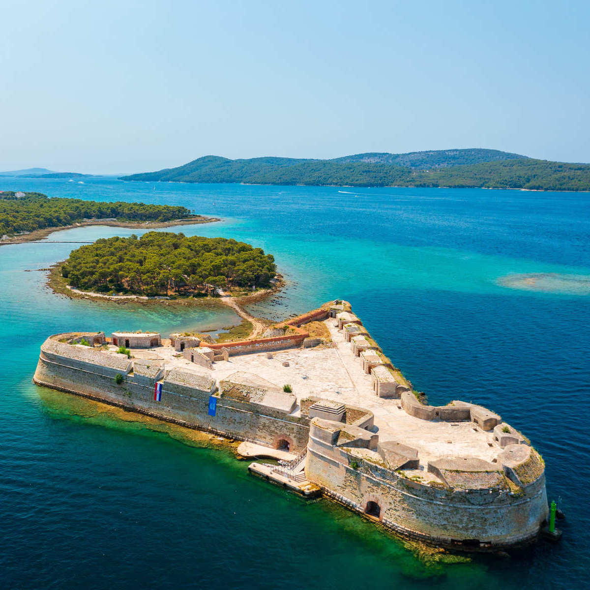 St. Nicholas Fortress In Sibenik, Croatia