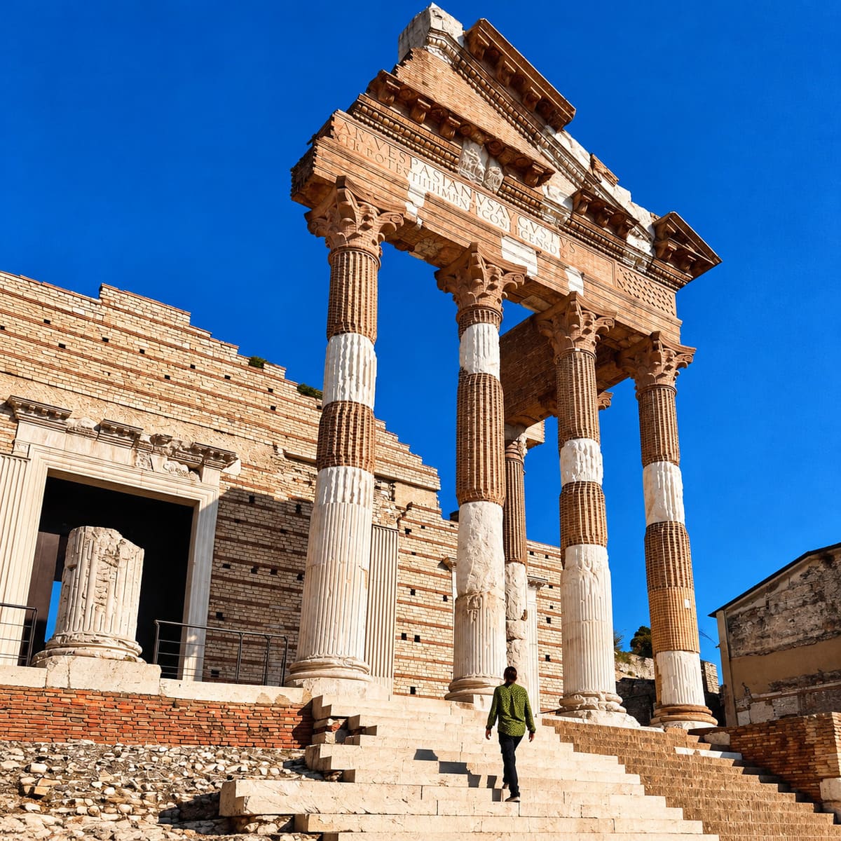 Tempio Capitolino, Capitolium, Brescia, Italy