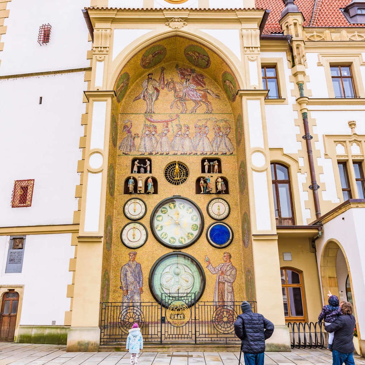 The Astronomical Clock In Olomouc, Czechia