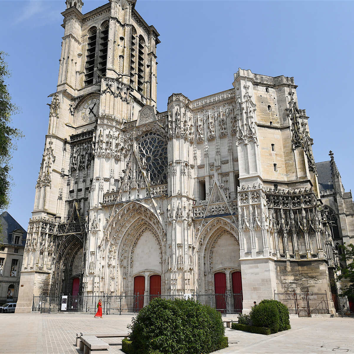 The Gothic Cathedral Of Troyes, France
