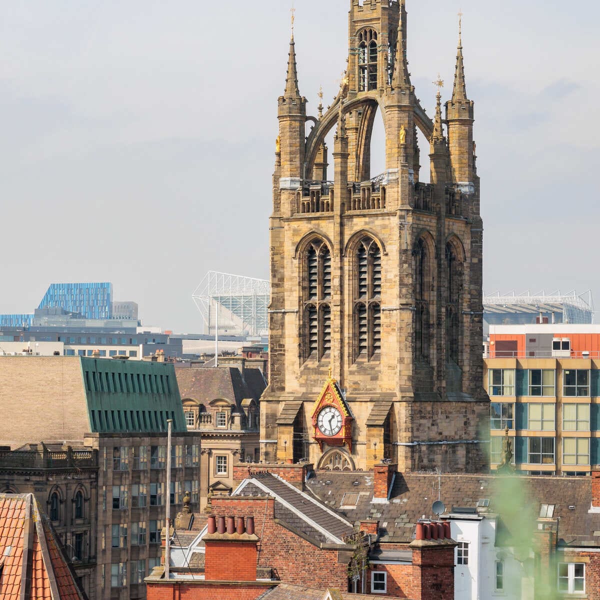 The Lantern Bell Tower Of Newcastle Cathedral, Newcastle upon Tyne, Northern England, United Kingdom
