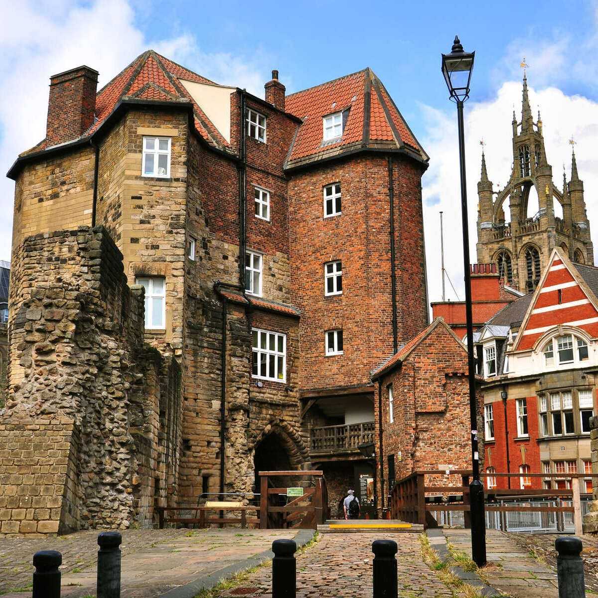 The Medieval Black Gate In Newcastle upon Tyne, Northern England, United Kingdom
