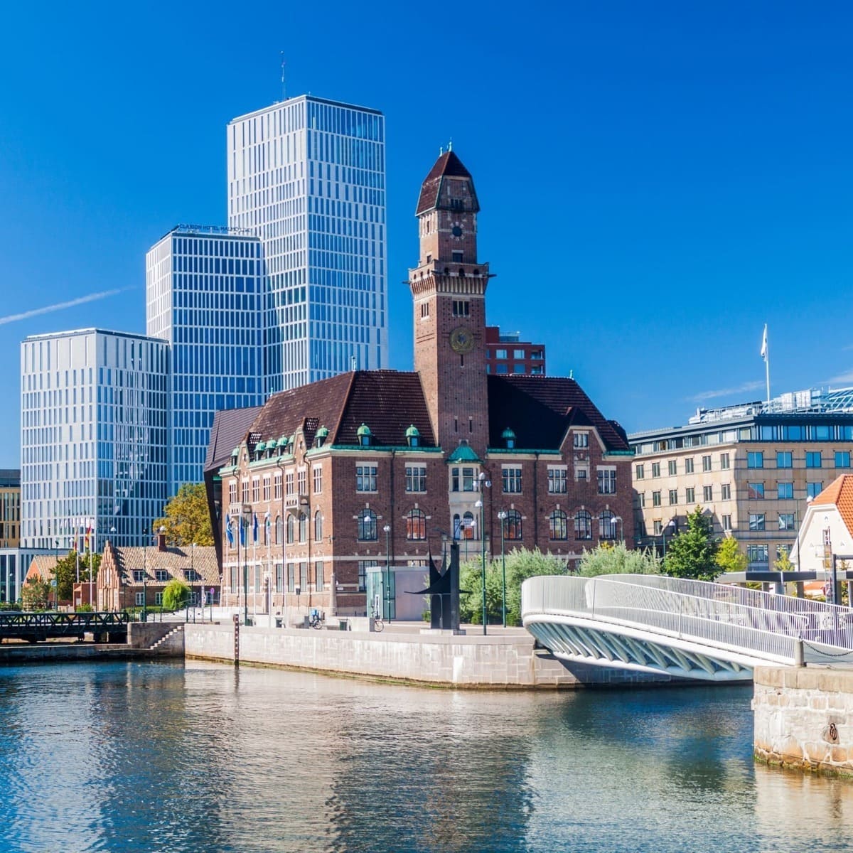 The Modern Port Of Malmo, South Sweden, Scandinavia