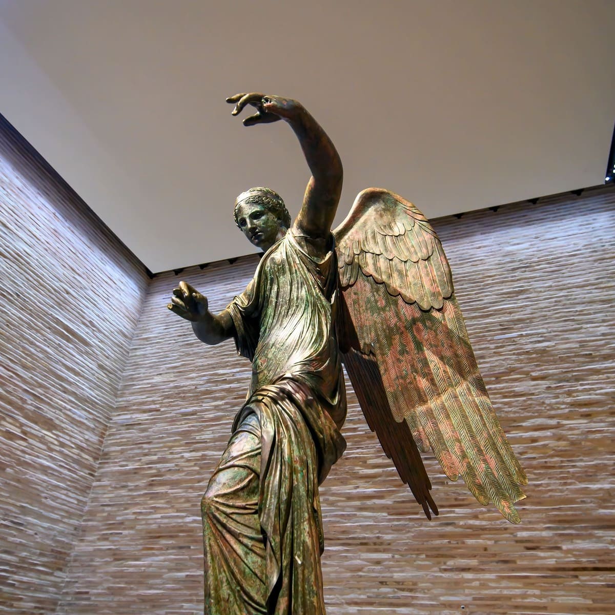 The Roman Winged Victory Of Brescia, Italy