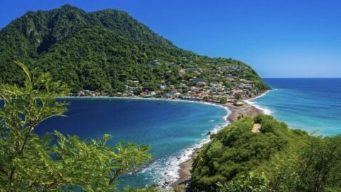 This Untouched Caribbean Island Has Volcanoes, Jungle Hot Springs, Hidden Waterfalls, And $2 Beers