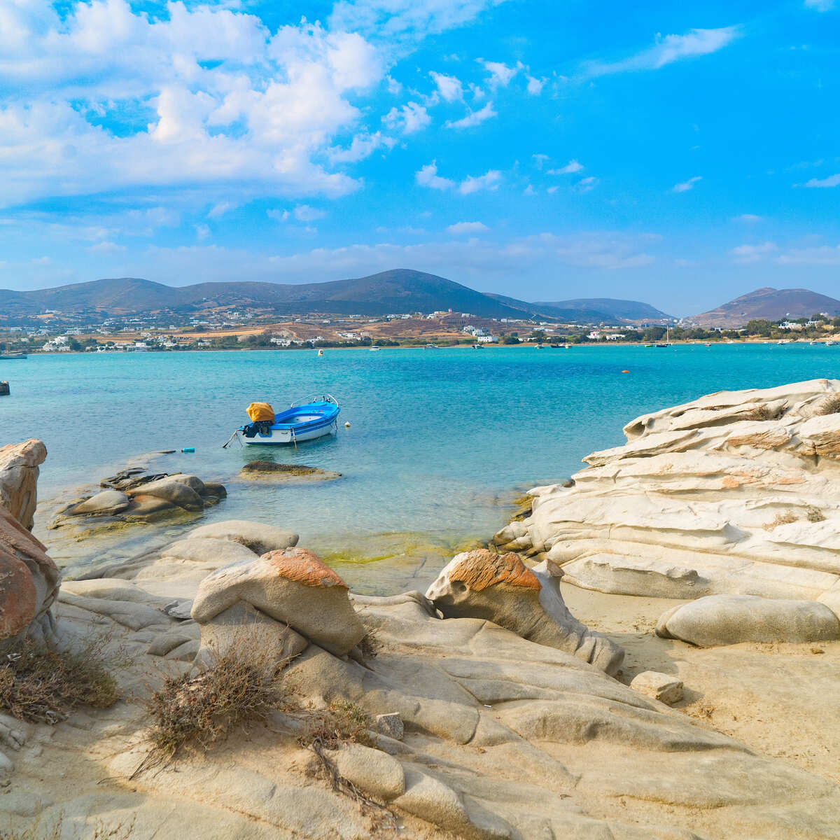 Turquoise Sea In Paros, Greece