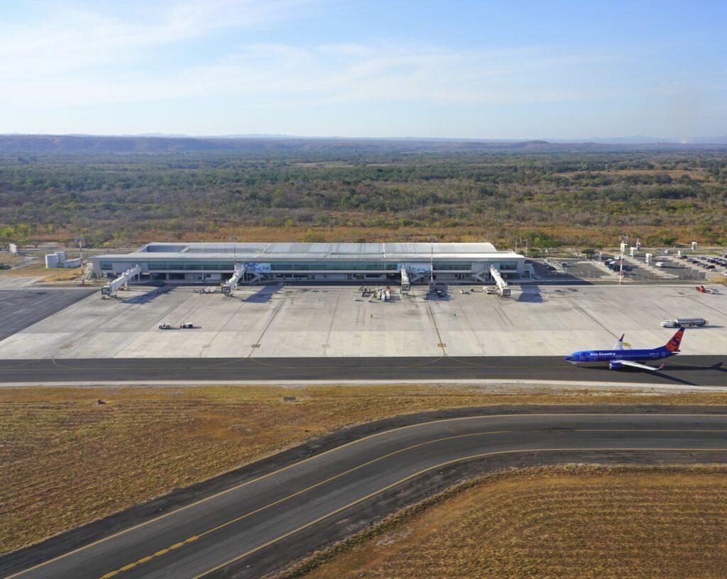View of the Aeropuerto International Daniel Oduber Quiros
